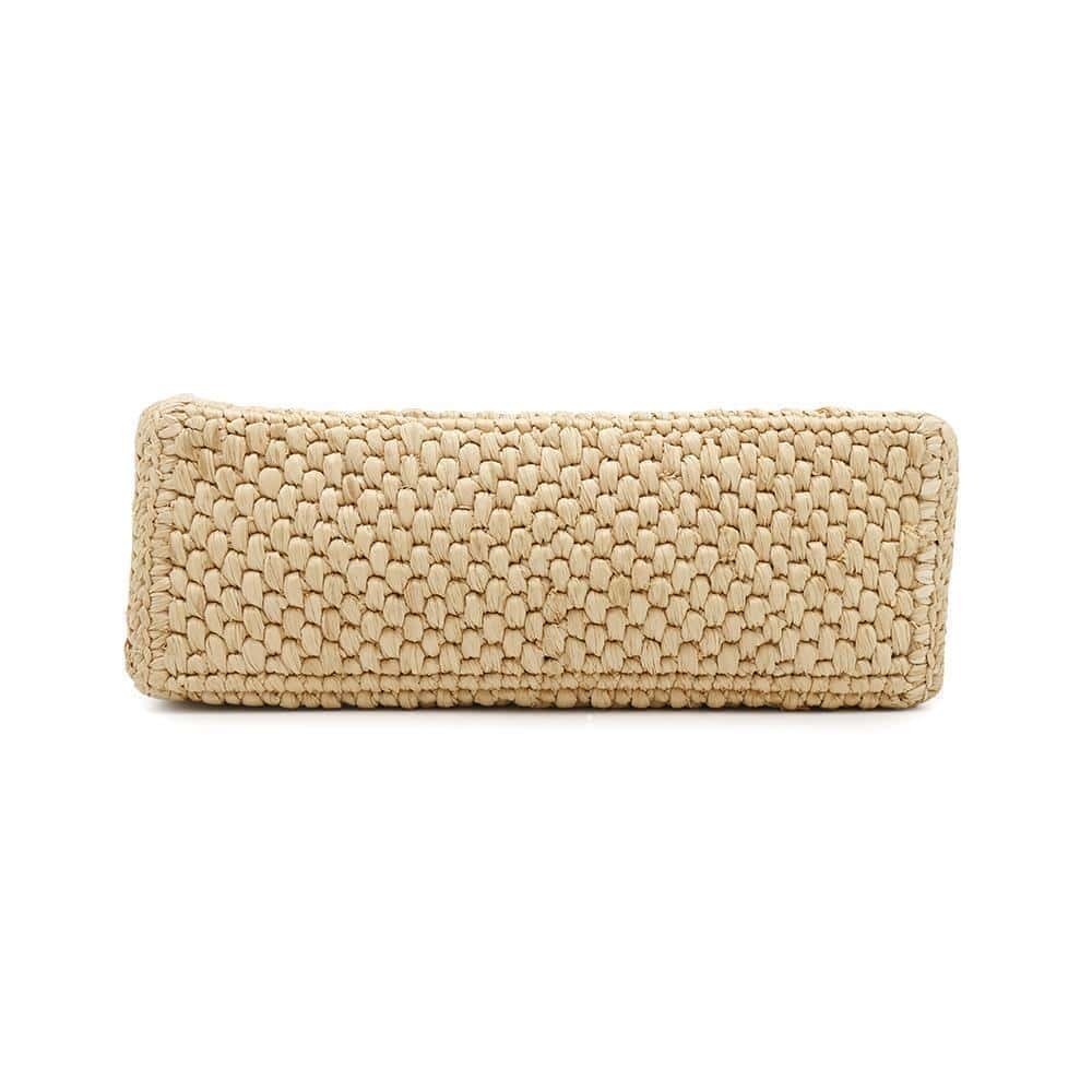 Loewe handbag logo standard raffia basket bag shoulder